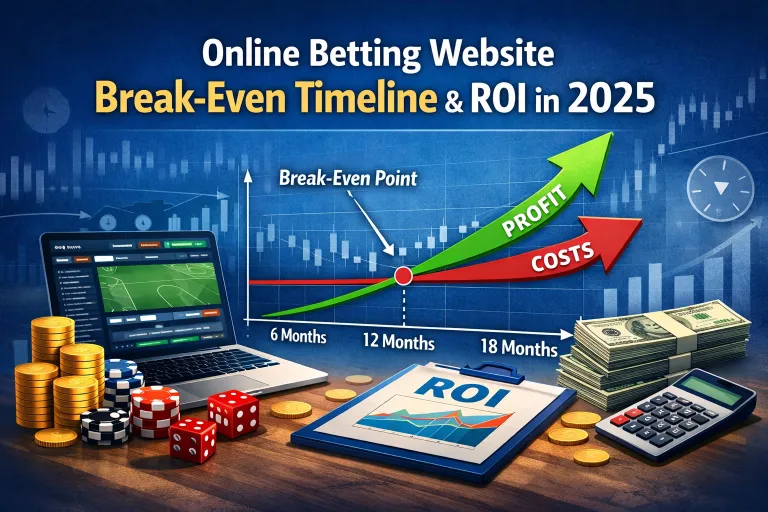 Online Betting Website Break-Even Timeline and ROI in 2025